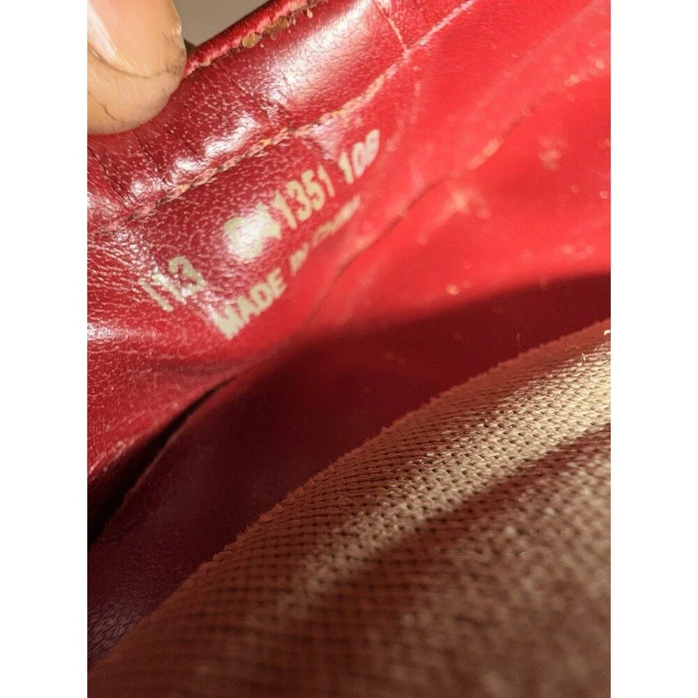Cole Haan Women's Red Leather Patent Toe Buckle Ballet Flats - Size 10B